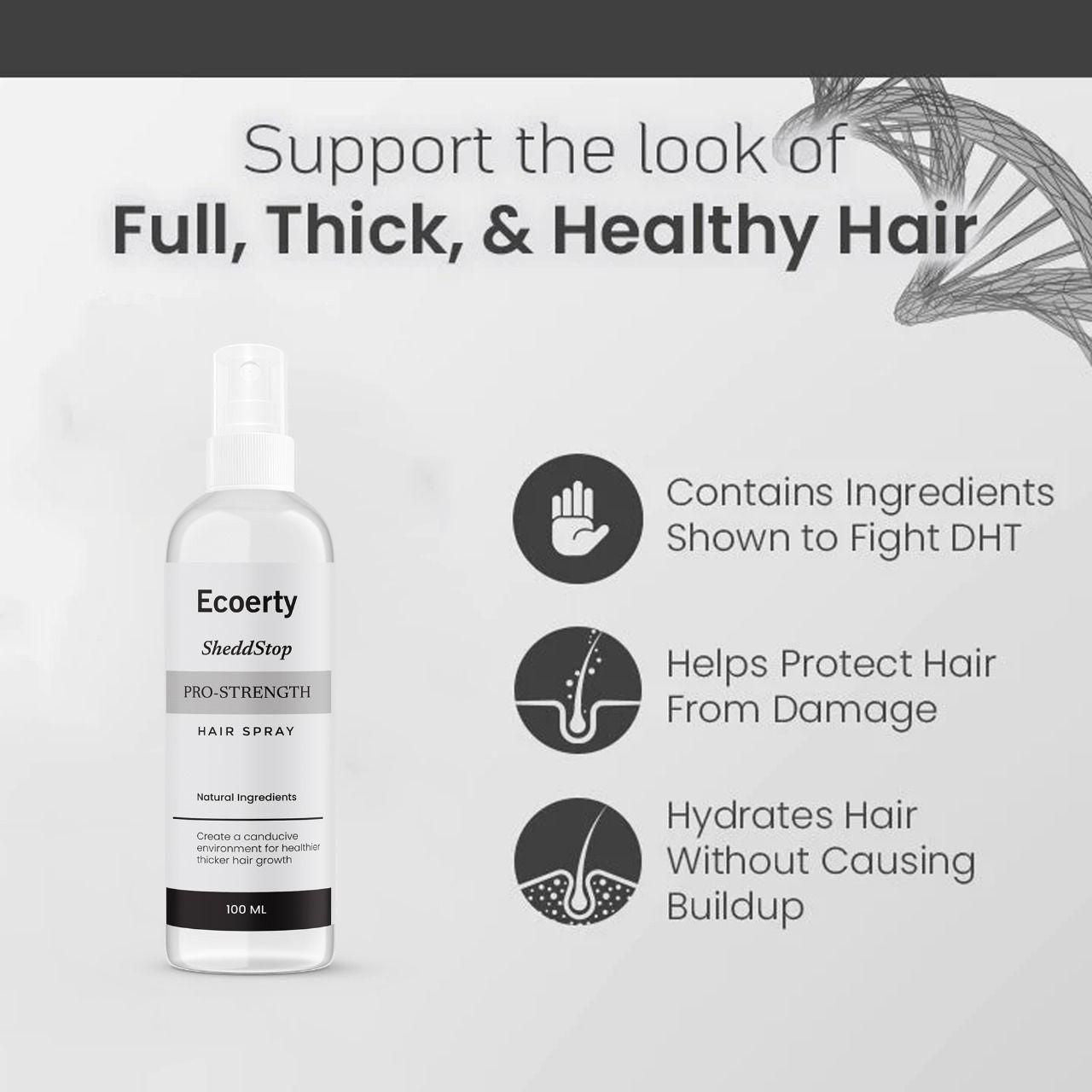 Ecoerty SheddStop Pro-Strength Hair Spray